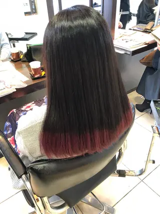 ロング カラー 手塚 亮汰のヘアスタイル