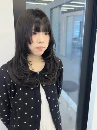 ロング カラー 韓国ヘア🇰🇷 スズキのヘアスタイル