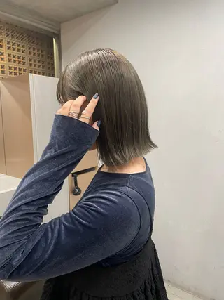 ミディアム カラー 表参道🌿赤み消し カラー/チナツのヘアスタイル