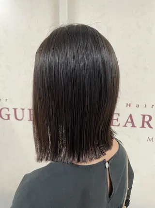 ミディアム ﾅﾁｭﾗﾙ艶ｶﾗｰ 戸田めぐみのヘアスタイル