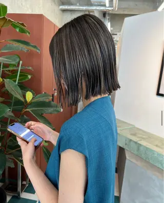 ショート ハイライトカラー MINAMIのヘアスタイル