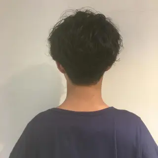 ショート パーマ メンズ しのはら まどかのヘアスタイル
