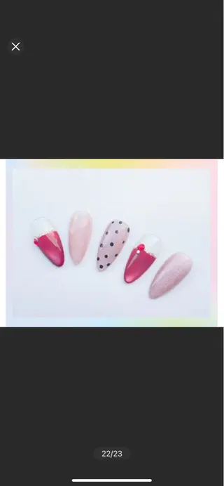 ネイル H3 Nail Tsuki🦋💙のネイルデザイン