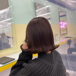 セミロング カラー ヘアアレンジ mai🍑暖色カラー /レイヤー💖のヘアスタイル