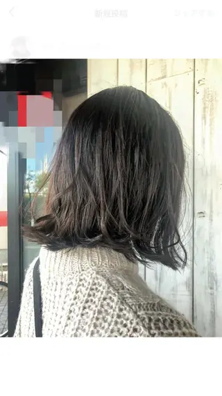 ミディアム 谷口ゆめ/縮毛矯正/ 大人女子/眉ワックスのヘアスタイル