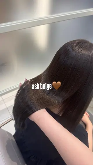 セミロング ‎🤍透明感×ツヤ髪 / Saki‎🤍のヘアスタイル