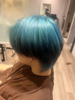 カラー メンズ HAIR＆MAKE EARTH  戸塚店所属・透明感デザインカラー /髙橋/白髪ぼかし可のヘアスタイル