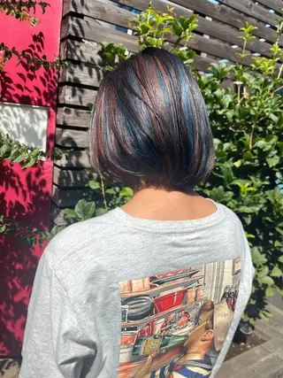 ショート カラー 🦋YUI 髪質改善 ブリーチ　着付け🦋のヘアスタイル