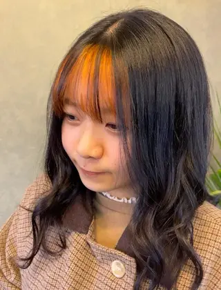 セミロング 立野 希沙のヘアスタイル