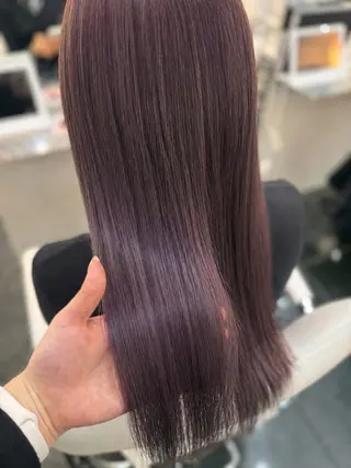 カラー 透明感カラー💎 岩崎美優のヘアスタイル