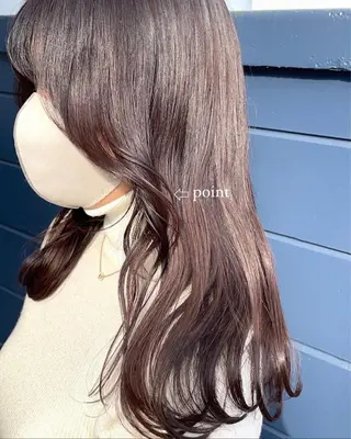 セミロング ami /原宿/表参道のヘアスタイル