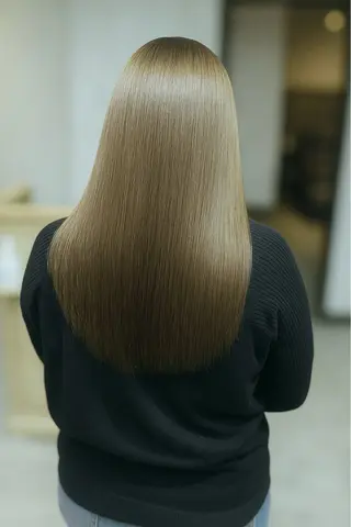 セミロング 堀越一弘 髪質改善ヘアケア特化のヘアスタイル