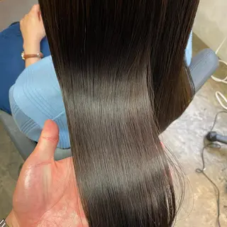 ミディアム カラー シアカラー×髪質改善 技術保証/浦前翼のヘアスタイル