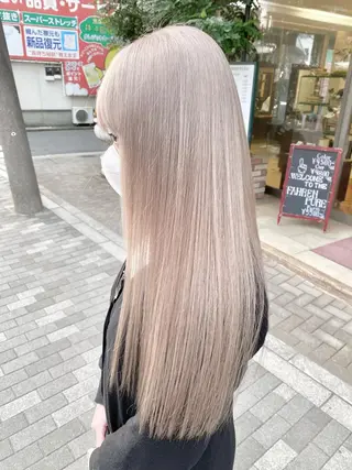 ロング カラー 谷口 優冴のヘアスタイル