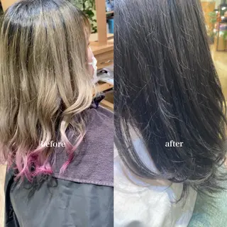 セミロング 三浦 優花のヘアスタイル