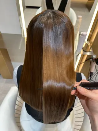 ロング カラー 八幡 空乃のヘアスタイル