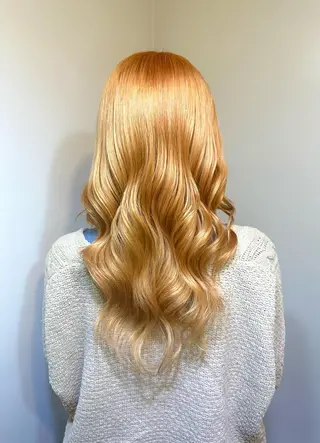 ロング カラー ブリーチ毛対応酸性 ストレート🌈サキのヘアスタイル