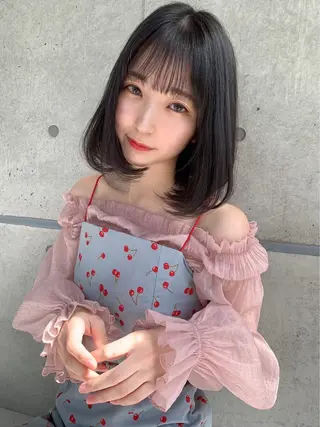 ミディアム 上品🤍韓国レイヤー /透明感🤍FUGAのヘアスタイル