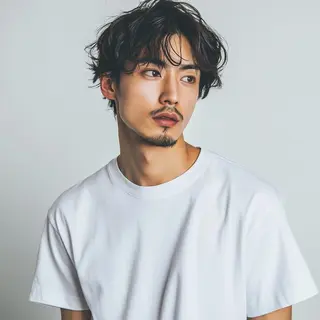 ショート カラー パーマ CLUTCH天王寺 西藤遥河のヘアスタイル