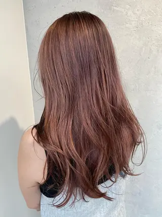 ロング カラー ヘアアレンジ 【艶髪×韓国風】 毛流れ職人 RYOのヘアスタイル