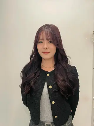 ロング 🎨透明感カラー/ ハイライト/近藤怜那のヘアスタイル