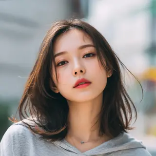 セミロング 飯田 知将のヘアスタイル