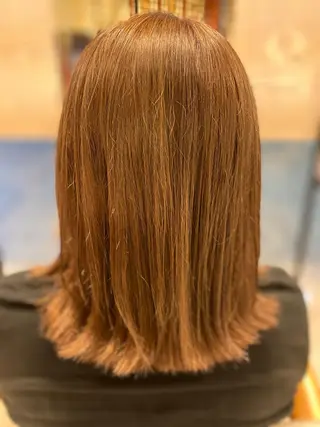 ミディアム へんみ みかのヘアスタイル