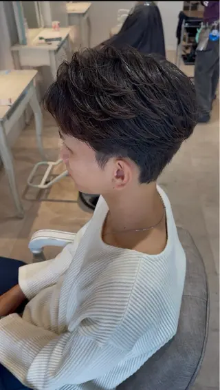 パーマ メンズ CreBiA -Rukiya-のヘアスタイル