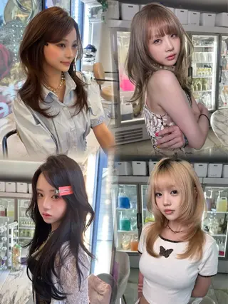 RiA/レイヤーカッ ト/ハッシュカットのヘアスタイル