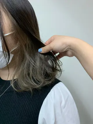 ミディアム むらたねね🌻 艶髪🫧韓国ヘアのヘアスタイル