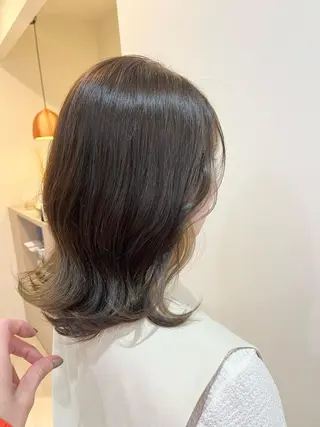 ミディアム 加藤 明香里のヘアスタイル