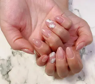 ロング カラー ネイル Q Free nailsのネイルデザイン