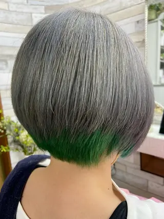 ショート カラー 大坪 拓斗のヘアスタイル