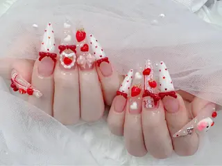 ネイル MoMoA Nail ネイル長さ出し専門店のネイルデザイン