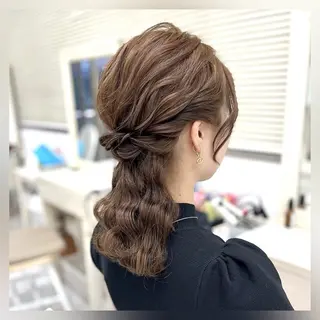 ヘアアレンジ 似合わせヘアメイク 💐オダギリチアキのヘアスタイル