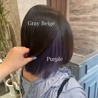 ミディアム カラー 🫟Blanco🫟 Color&Careのヘアスタイル