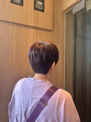 ショート カラー デザインカラー/ オダセイナのヘアスタイル