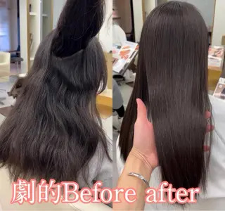 ロング 梶 久菜乃のヘアスタイル