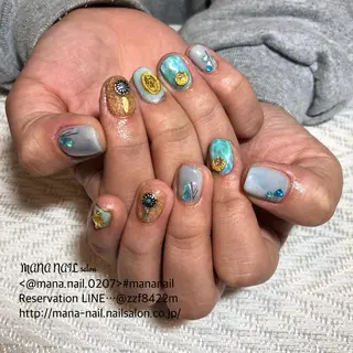 ネイル 廣瀬 真奈美のネイルデザイン