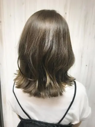 ミディアム カラー 吉祥寺aivee 若手注目スタッフのヘアスタイル