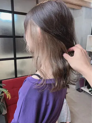 カラー なかの たくみのヘアスタイル
