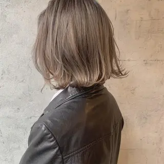 ミディアム カラー toiro by lien hair atelier所属・池田 真由美のヘアスタイル