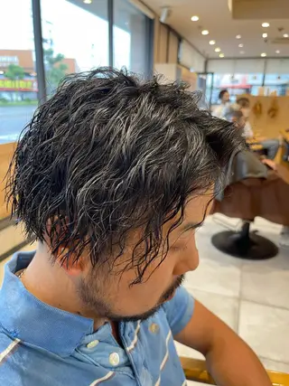 メンズ ✨愛知県初アイロン パーマ/ 瀬見井✨のヘアスタイル