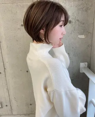ショート 似合わせレイヤー 髪質改善/柴木琴愛のヘアスタイル