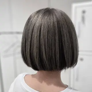カラー 艶髪縮毛矯正×透明感 カラー◎mikuのヘアスタイル