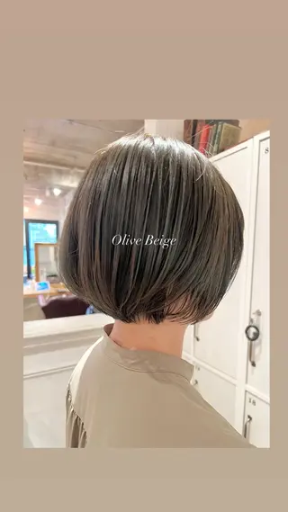 ショート カラー ハイライト/インナー /ブリーチ/レイヤーのヘアスタイル