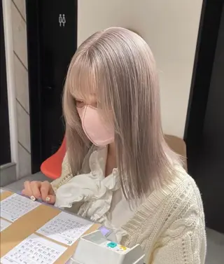 セミロング カラー パーマ ヘアアレンジ メンズ キッズ ネイル マツエク・マツパ アイブロウ Eirデザイナーズ サロン茶屋町tomoのヘアスタイル
