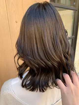 ミディアム 🌟美髪縮毛矯正🌟 吉田冴一のヘアスタイル