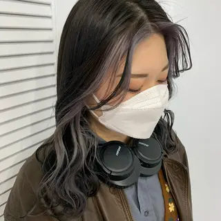 ロング カラー 🩷色気可愛い🩷 透明感カラー🩷のヘアスタイル