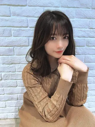 ミディアム カラー なりたいが叶う ながしまじゅんきのヘアスタイル